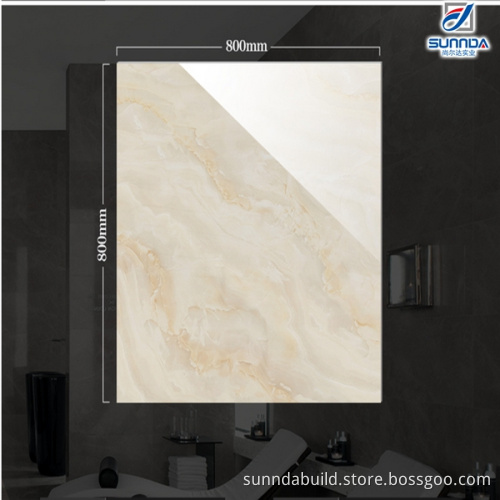 First Choice good price Porcelanto Glazed Golden Kitchen marble look non slip glossy Polished Porcelain bathroom floor tiles